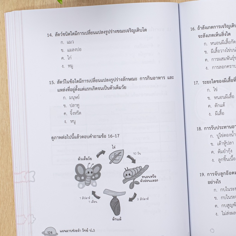 แผนภาพช่วยจำ วิทย์ ป.3 หนังสือเล่มนี้ทำการสรุปเนื้อหาเป็นแผนภาพให้สามารถคิดเชื่อมโยงจากเหตุไปสู่ผล ทั้งในส่วนที่เป็นภาคทฤษฎ...