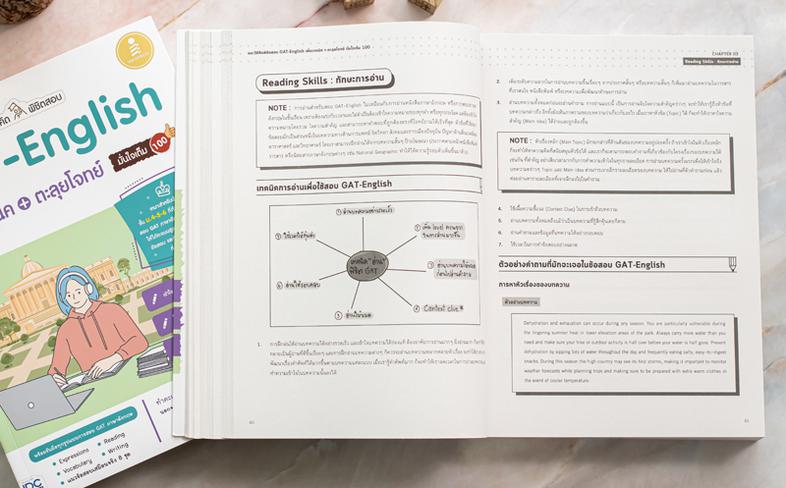 แนะวิธีคิดพิชิตสอบ GAT-English เพิ่มเทคนิค + ตะลุยโจทย์ มั่นใจเต็ม 100 คัมภีร์พิชิตข้อสอบ GAT English สรุปเนื้อหาหลักที่จำเ...