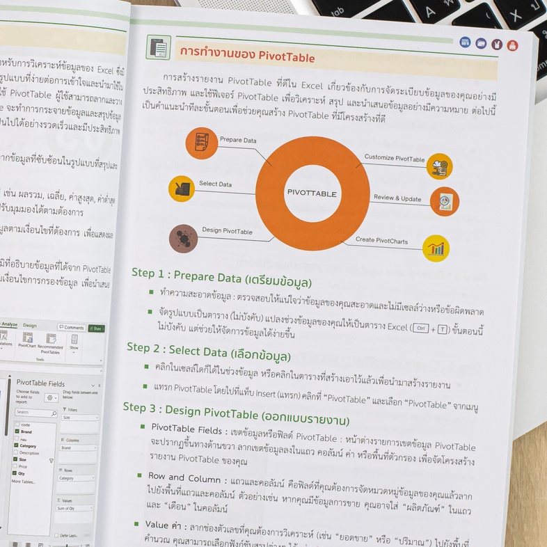 คู่มือ Data Analysis และ Data Visualization ด้วย Excel 