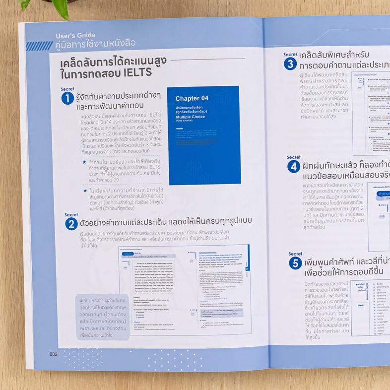 เตรียมสอบเข้ม IELTS Reading ฉบับสมบูรณ์ เตรียมตัวสอบ IELTS ใน Reading test เพื่อทำคะแนนได้แบนด์สูง โดยทำการฝึกฝนการอ่าน pas...