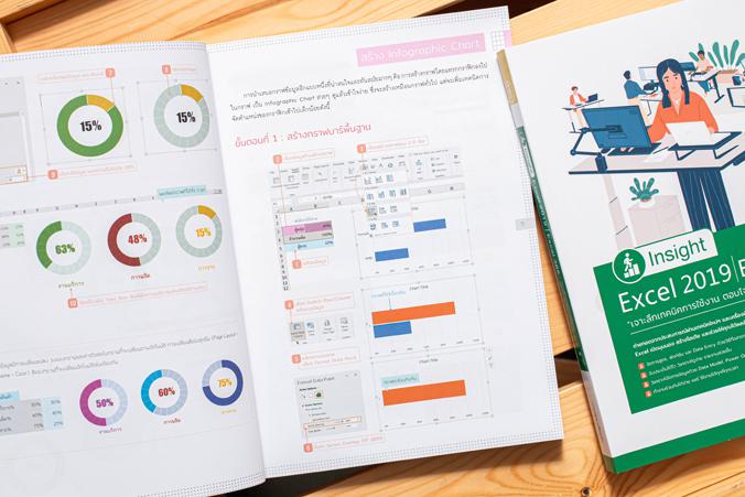 Insight Excel 2019 | Excel 365 เจาะลึกเทคนิคการใช้งาน ตอบโจทย์ได้อย่างชาญฉลาดกว่า หนังสือเล่มนี้ได้รวบรวมเอาเทคนิคการสร้างผ...