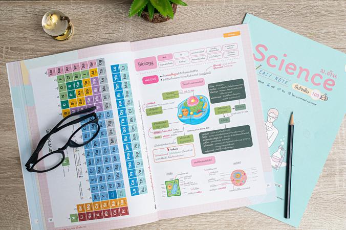 Science ม.ต้น Easy Note มั่นใจเต็ม 100 สรุปเนื้อหา วิทย์ ม.ต้น ช่วยให้เห็นภาพรวมเพื่อสรุปความ เข้าใจได้ด้วยภาพ ทบทวนก่อนสอบ...