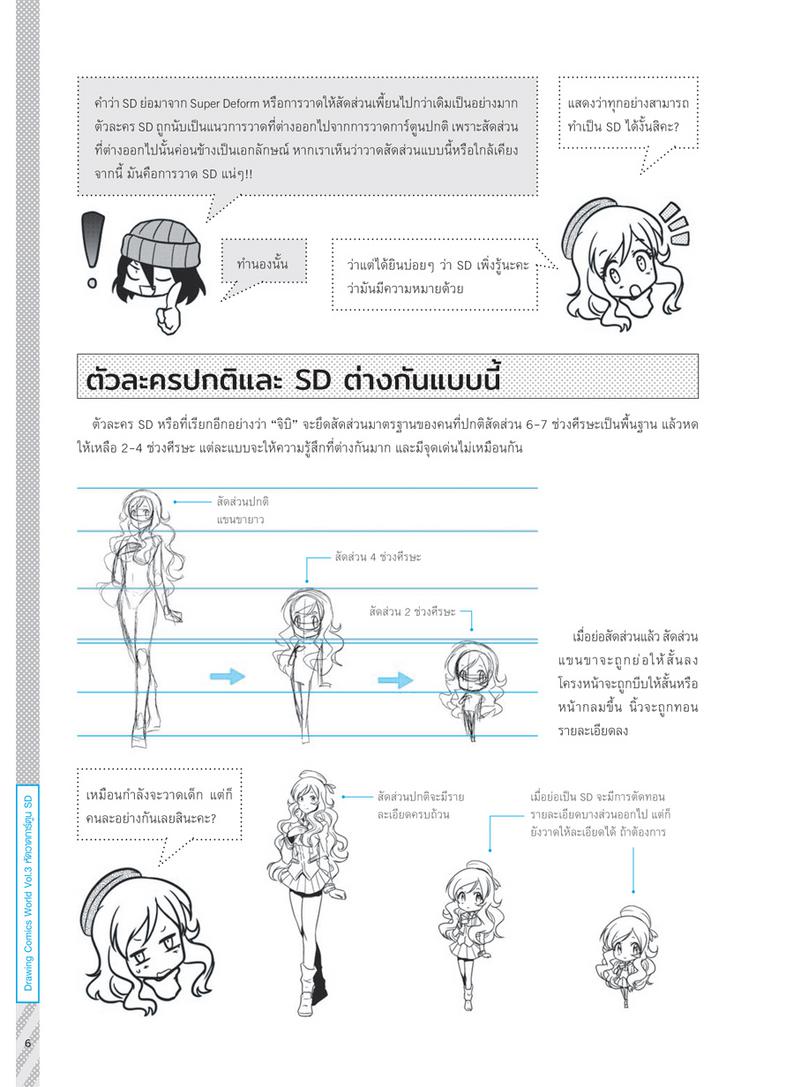 Drawing Comics World Vol.3 หัดวาดการ์ตูน SD หัดวาดการ์ตูน ตั้งแต่พื้นฐาน จนสร้างผลงานของตนเองได้แบบรวดเร็วที่สุด พร้อมคลิปส...