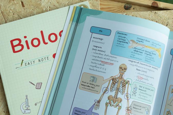 Biology Easy Note มั่นใจเต็ม 100 สรุปเนื้อหาชีววิทยา ม.ปลาย ที่เน้นใช้ภาพในการอธิบาย ทำให้เข้าใจกระบวนการและโครงสร้างทางชีว...