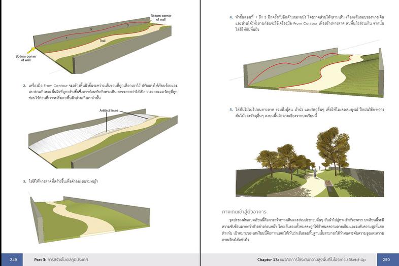 SketchUp Professional Guide สอนใช้งาน SketchUp แบบมืออาชีพเรียนรู้ขั้นตอนการทำงานโปรเจ็กต์ใหญ่อย่างเป็นระบบทำงานกับ SketchU...