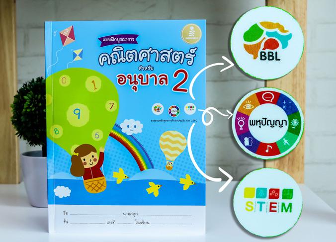 แบบฝึกบูรณาการ คณิตศาสตร์ สำหรับ อนุบาล 2 ทักษะการคำนวณเป็นที่กระตุ้นการทำงานของสมองซีกซ้าย ซึ่งเป็นทักษะที่สำคัญมากสำหรับเ...