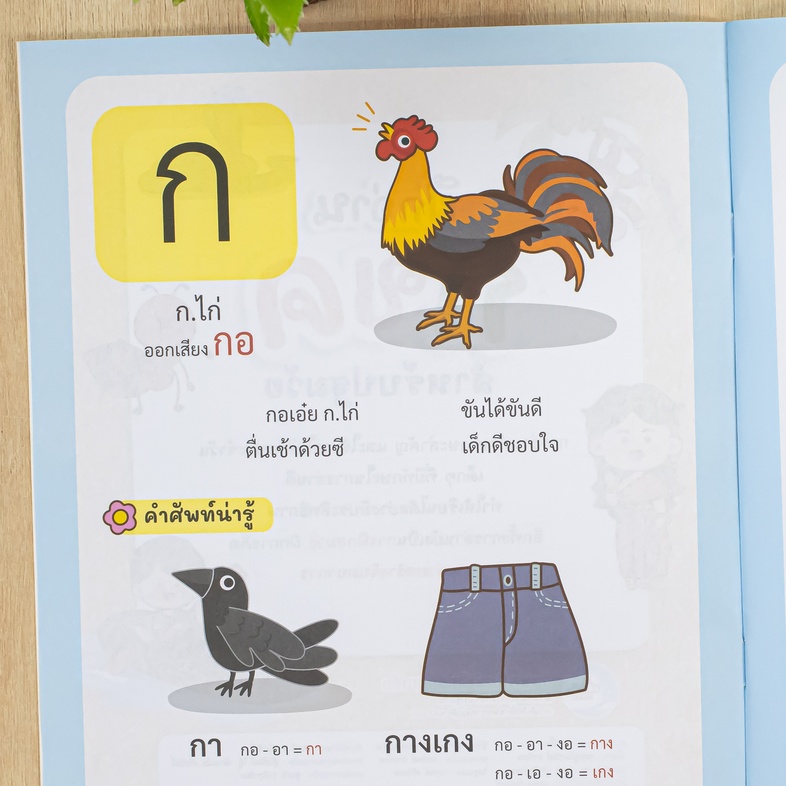 ฝึกอ่าน กขค สำหรับปฐมวัย หนังสือ ฝึกอ่านภาษาไทยสำหรับปฐมวัย เป็นเครื่องมือช่วยปูพื้นฐานให้เด็กได้รู้จักพยัญชนะไทย สระ และกา...