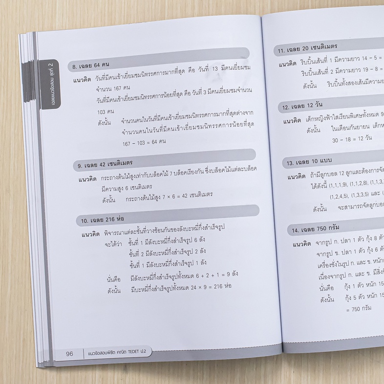 แนวข้อสอบพิชิต คณิต TEDET ป.2 เสริมสร้างทักษะกระบวนการคิดทางคณิตศาสตร์ การคิดอย่างสร้างสรรค์ ด้วยการฝึกทำแนวข้อสอบที่ออกแบบ...
