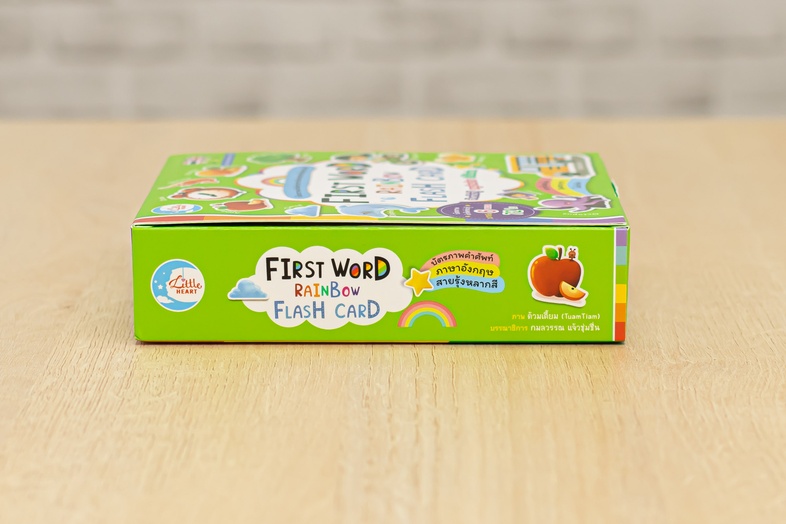 FIRST WORD RAINBOW FLASH CARD First word rainbow flash card ชุดบัตรภาพคำศัพท์ภาษาอังกฤษสายรุ้งหลากสี ที่รวบรวมคำศัพท์น่ารู้...