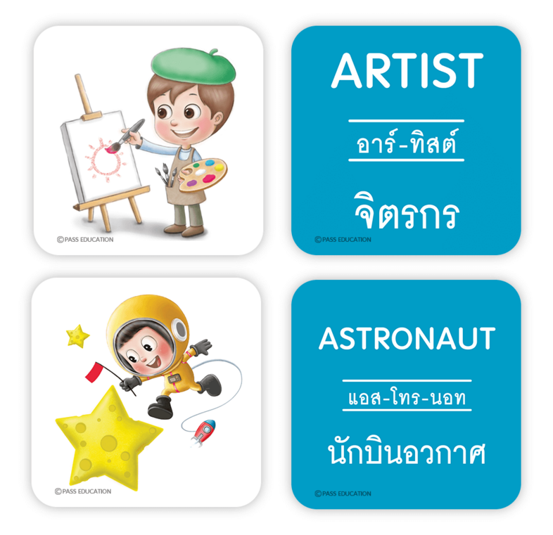 ชุด First Step Cards ชุดบัตรภาพภาษาอังกฤษ สอนศัพท์พื้นฐานที่เด็กควรรู้ พร้อมเกมแสนสนุก  สื่อการเรียนรู้สำหรับเด็ก 4-6 ปี ชุ...