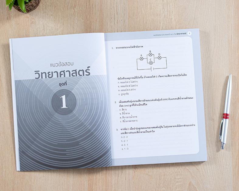 แนวข้อสอบ ป.6 สอบเข้า ม.1 วิชาวิทยาศาสตร์ แนวข้อสอบวิชาวิทยาศาสตร์ สำหรับนักเรียนระดับชั้นประถมศึกษาปีที่ 6 ที่นักเรียนต้อง...