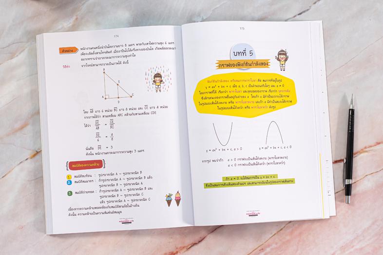 Perfect Short Note and Lecture ติวเข้ม คณิตศาสตร์ ม.ต้น พิชิตข้อสอบมั่นใจเต็ม 100% สรุปเนื้อหาคณิต ม.ต้น ด้วยแผนภาพ ตัวอย่า...