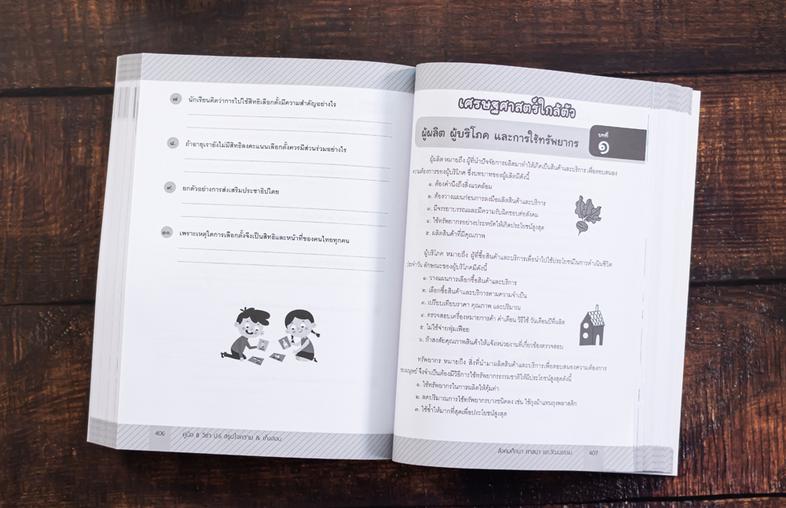 คู่มือ 8 วิชา ป.6 สรุปใจความ&เก็งสอบ การสร้างพื้นฐานด้านการศึกษาที่ดีควรต้องมีเครื่องมือช่วยในการพัฒนาเด็กให้เข้าใจในเนื้อห...