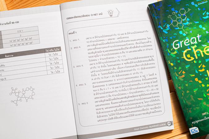 Great Chemistry สรุปหลักเคมี ม.ปลาย สรุปเนื้อหาตามหลักสูตรปรับปรุง พ.ศ.2560 ในชั้นมัธยมปลาย และเตรียมตัวสอบเข้ามหาวิทยาลัย ...