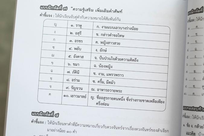 รวมแบบฝึกภาษาไทย ป. ๔ (วรรณคดีลำนำ) รวมแบบฝึกภาษาไทย ป. ๔ (วรรณคดีลำนำ)ภาษาไทย เป็นวิชาที่มุ่งเน้นให้เด็กพัฒนาทักษะทางภาษาจ...