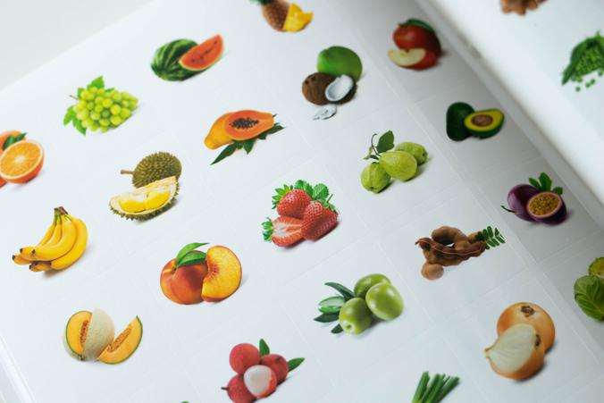 Quick The World of Fruit & Vegetable  แบบฝึกหัดคำศัพท์เกี่ยวกับผลไม้และผัก 