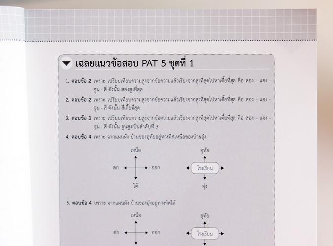 แนวข้อสอบ PAT 5 ฉบับอัพเดทข้อสอบล่าสุดปี 62-63 แนวข้อสอบ PAT 5 ฉบับอัพเดทข้อสอบล่าสุดปี 62-63แนวข้อสอบสำหรับสอบวิชาความถนัด...