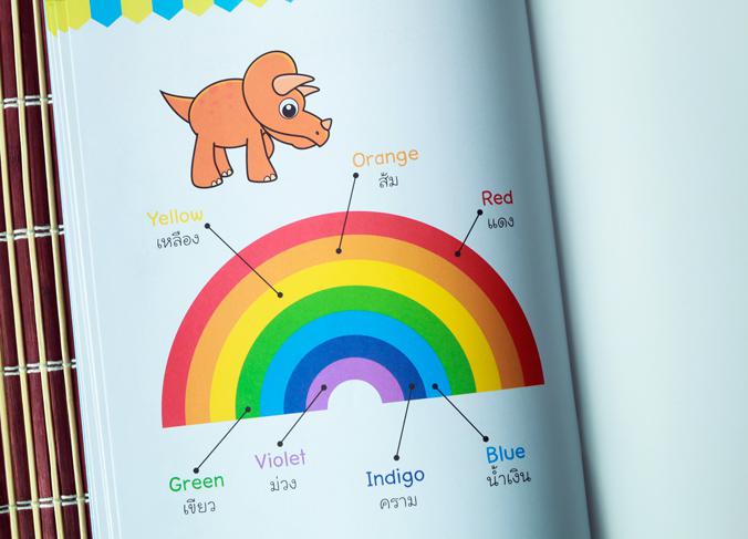 Dino Story สีสันแสนสนุก  (Colors) หนังสือนิทานภาพไดโนเสาร์หนังสือนิทานภาพไดโนเสาร์ที่ให้ความรู้เกี่ยวกับเนื้อหาในชั้นเรียนอ...